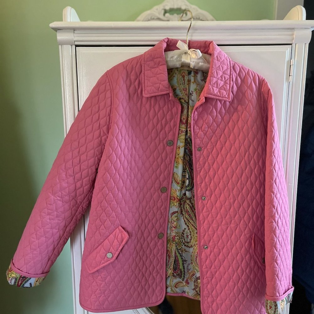 Pink Quilted Kate Hill Jacket